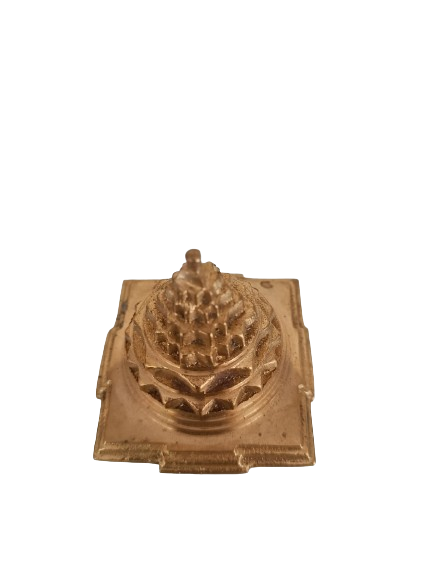 “Authentic Pure Brass Flat-Based Shri Yantra for Spiritual Enlightenment and Prosperity”