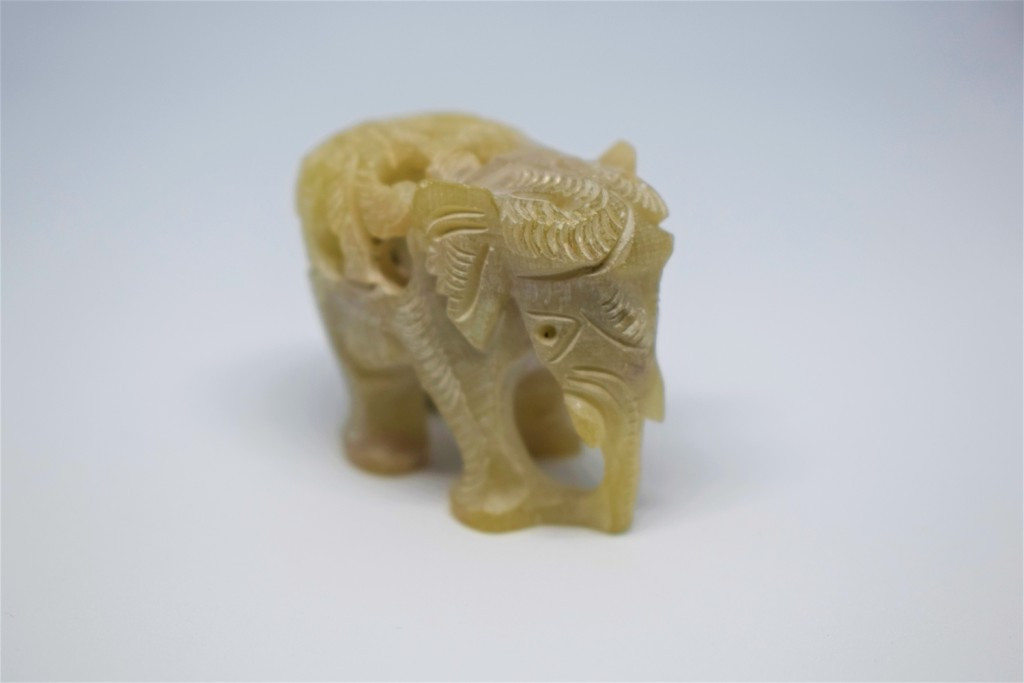 GI Product Soft stone Elephant with baby elephant inside