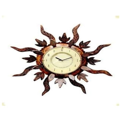 Wooden sun dial watch 12 inches